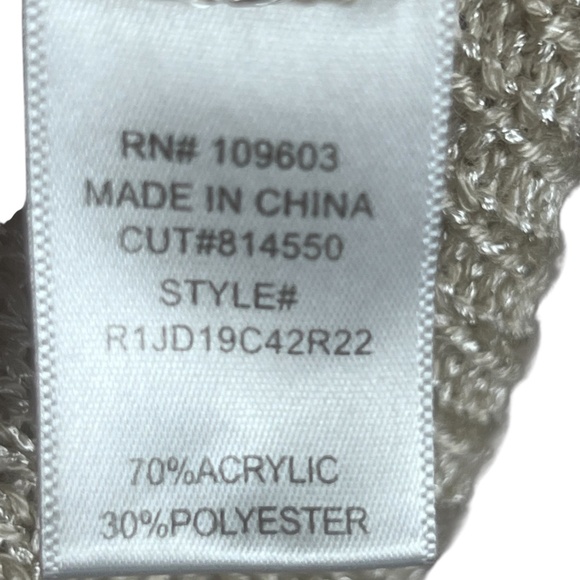 Rabbit Rabbit Rabbit Designs Open Front Knit Cardigan – Size S Pre-owned - Picture 6 of 7